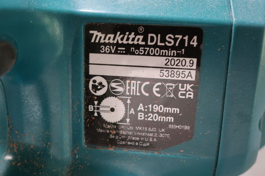 Kap-/geringssav MAKITA DLS714 med arbejdsbord