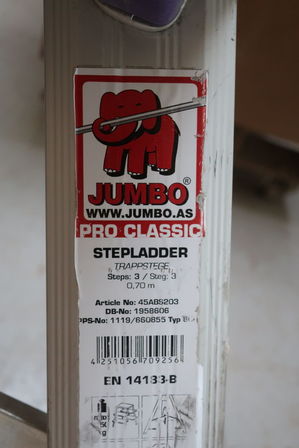 3 trins stige JUMBO