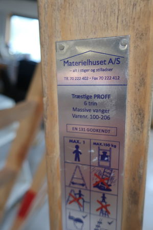 6 trins stige MATERIELHUSET