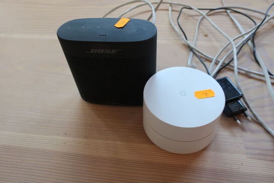 Accesspoint GOOGLE AC-1304 samt bluetooth højtaler BOSE