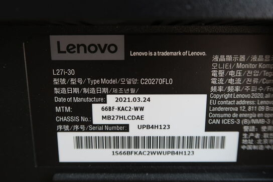 Lenovo L27i-30 27" FHD-skærm