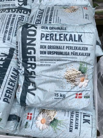 11 stk. Kongerslev original perlekalk 15 kg