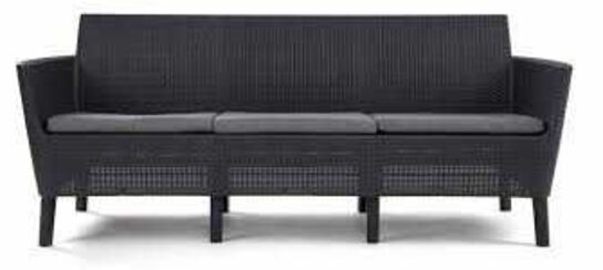 Salemo 3 pers. Loungesofa antracit