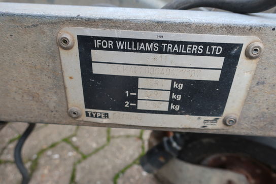 Maskintrailer IFOR WILLIAMS 4