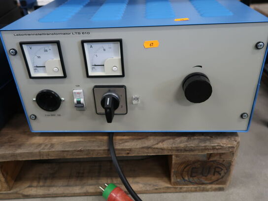 Labortrennstelltransformator LTS 610