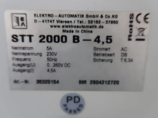 Transformer EA-STT 2000 B-4,5A