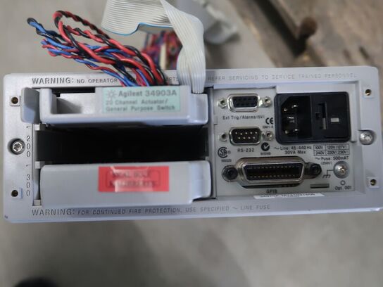 Data Acquisition/Switch Unit AGILENT 34970A