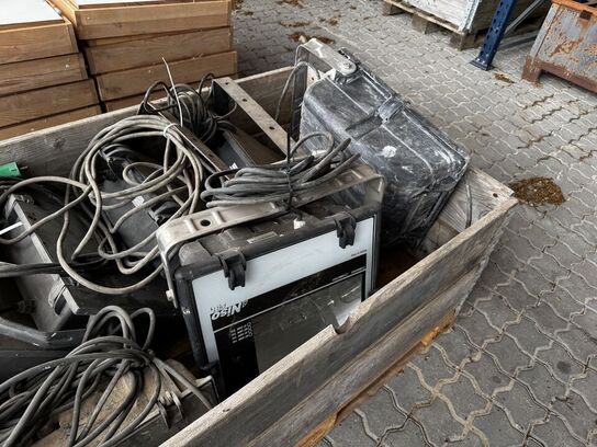 Diverse byggepladslamper