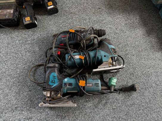 Borehammer BOSCH samt 2 stk. stiksave MAKITA