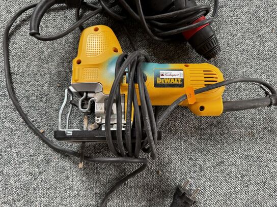 Stiksav DEWALT samt boremaskine