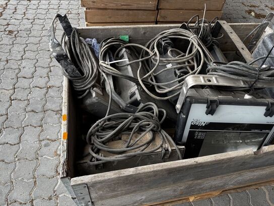 Diverse byggepladslamper