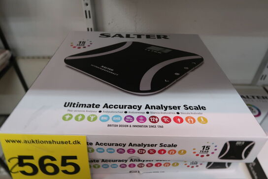 Salter Diagnostic badevægt sort 180 kg
