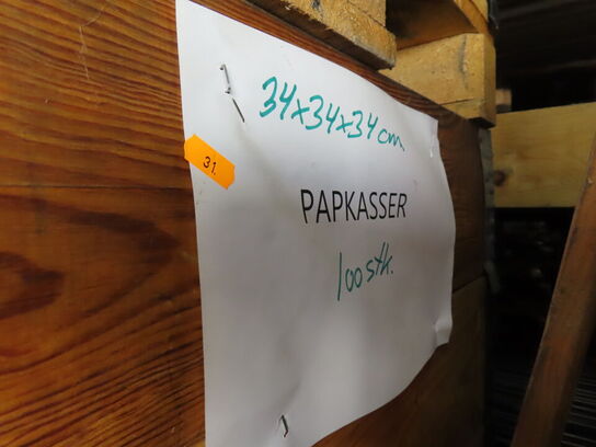 Papkasser 500 stk.