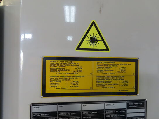 Laserskærer MAZAK NEW TURBO X48
