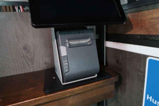 	All-in-one touch computer ELO ESY22i5 med bonprinter samt dankortterminal