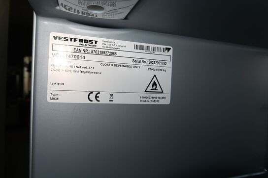Køleskab VESTFROST VC241470014