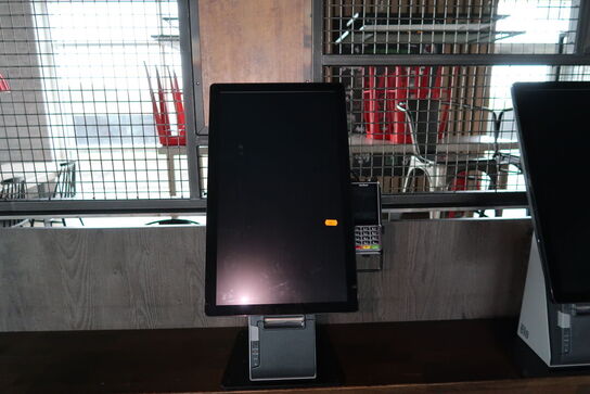 	All-in-one touch computer ELO ESY22i5 med bonprinter samt dankortterminal