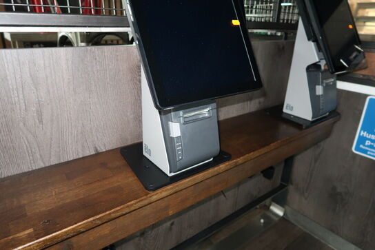 	All-in-one touch computer ELO ESY22i5 med bonprinter samt dankortterminal