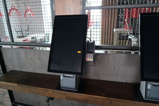 	All-in-one touch computer ELO ESY22i5 med bonprinter samt dankortterminal