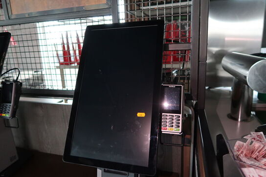 	All-in-one touch computer ELO ESY22i5 med bonprinter samt dankortterminal
