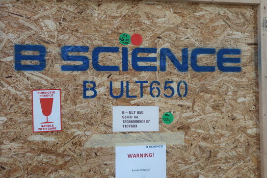 Fryseskab B SCIENCE GLOBAL B-ULT 650 (uden kølemiddel)