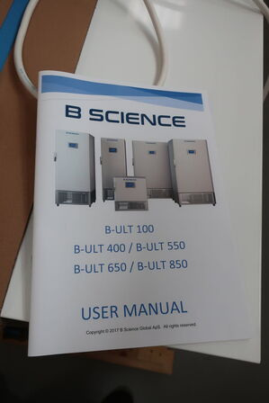 Fryseskab B SCIENCE GLOBAL B-ULT 100