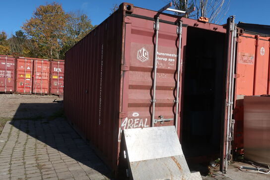 20' container uden indhold