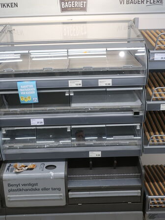 Salgsdisplay til brødvarer