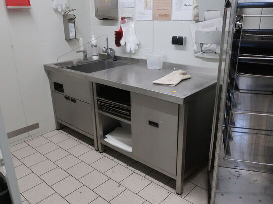 Arbejdsstation i rustfri stål