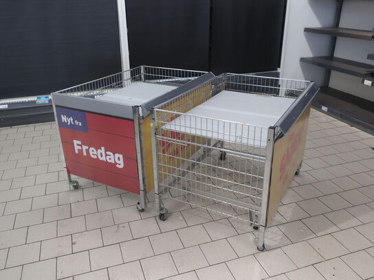 2 salgsbure på hjul