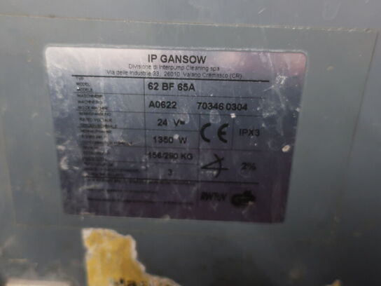 Gulvvasker GANSOW 62 BF 65A inkl. lader