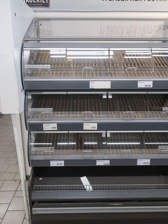 Salgsdisplay til brødvarer