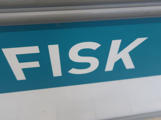 2 stk. AHT Paris 250 frysedisk inkl. salgsdisplay mellem fryserne