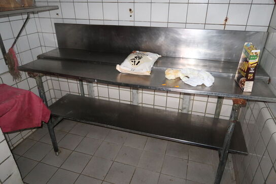 Rustfri stålbord