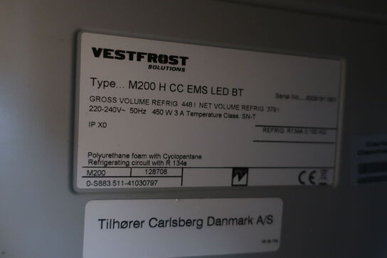 Displaykøleskab VESTFROST M200 H CC EMS LED BT