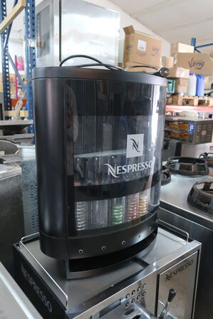 Kaffemaskine NESPRESSO AG220PRO samt dispenser til kaffekapsler