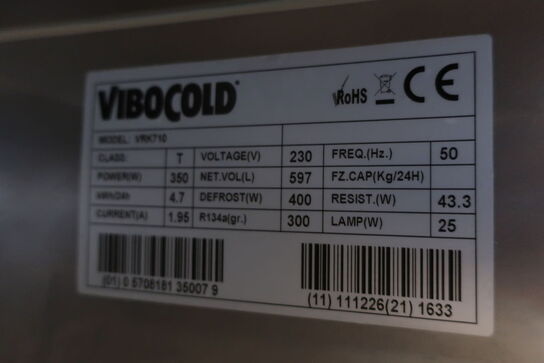 Køleskab VIBOCOLD VRK710