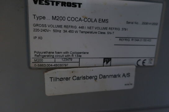 Displaykøleskab VESTFROST M200 Coca-Cola