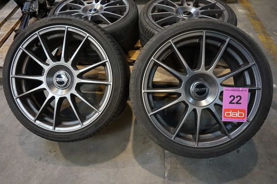 4 stk Ocean 19" Alufælge med dæk til VW Passat (MOMSFRI)