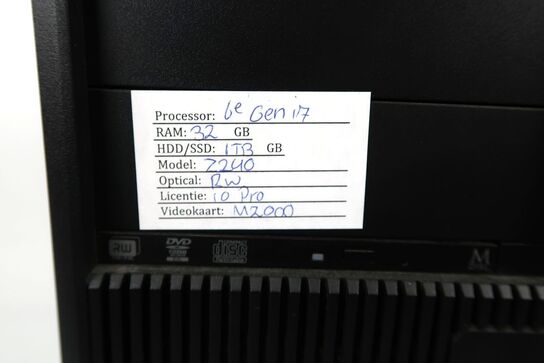 Tower Workstation, HP Z240 6e Gen i7