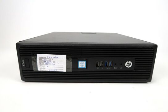 SFF Workstation, HP Z240 i7-6700