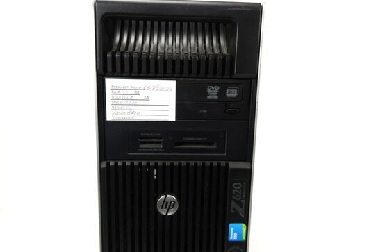 Tower Workstation, HP Z620 Xeon E5-2620 v2