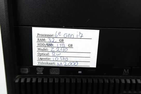 Tower Workstation, HP Z240 6e Gen i7