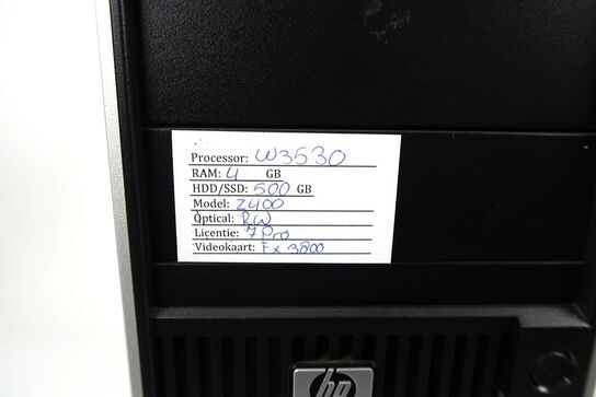 Tower Workstation, HP Z400 Xeon W3530