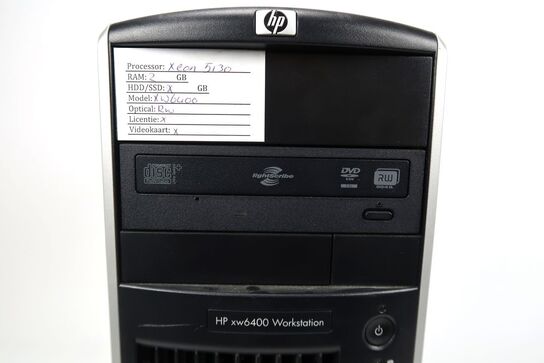 Tower Workstation, HP XW6400 Xeon 5130