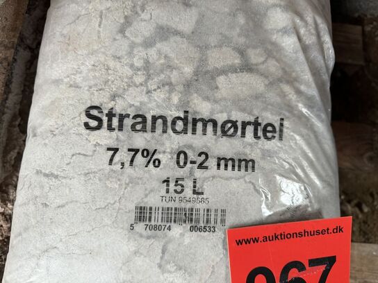 2 poser RAW Strandmørtel 15L