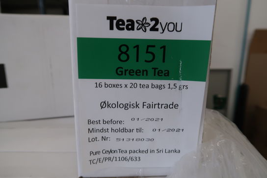 30400 stk. Tebreve 1,5 gr. TEA2YOU Green Tea