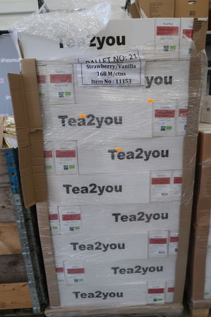 43200 stk. Tebreve 1,5 gr. TEA2YOU White Tea Strawberry/Vanilla