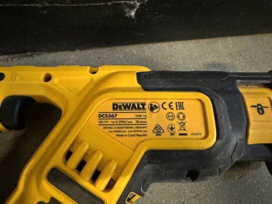 Akku Kulløs bajonetsav, dDeWalt DCS367