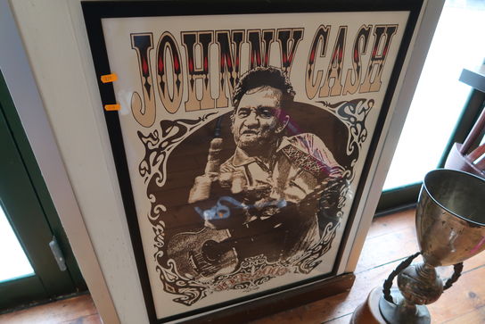 Indrammet plakat "Johnny Cash"